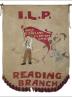 Postcard of the banner of the Reading Branch of the ILP.