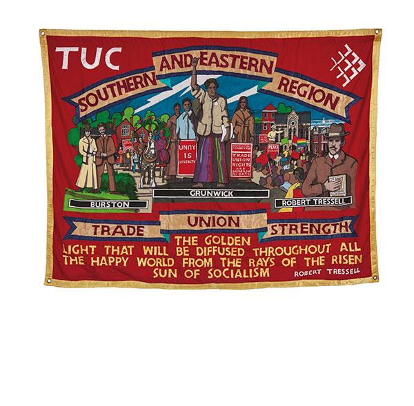 The front of the banner of SERTUC