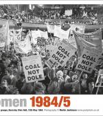 oster of the rally of womens' groups at Barnsley Civic Hall on 12th may 1984.